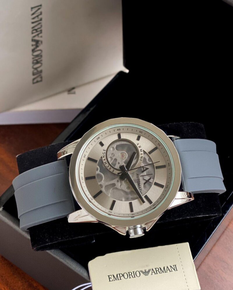 Armani Exchange Transparent Dial Timepiece Armani Exchange Transparent Dial Timepiece