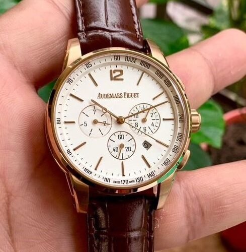 Audemars Piguet Code11.59 Chronograph White Dial