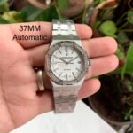 Audemars Piguet Ladies White Dial Diamond Bezel