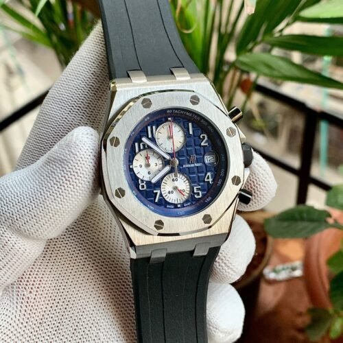 Audemars Piguet Offshore Chronograph Silver Blue