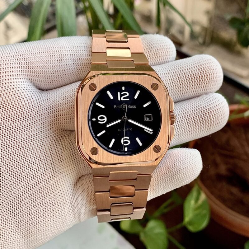 Bell & Ross BR05A Automatic Rose Gold and Black