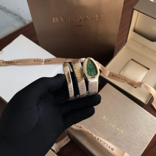 Bvlgari Serpenti Spiga Green Dial 35mm