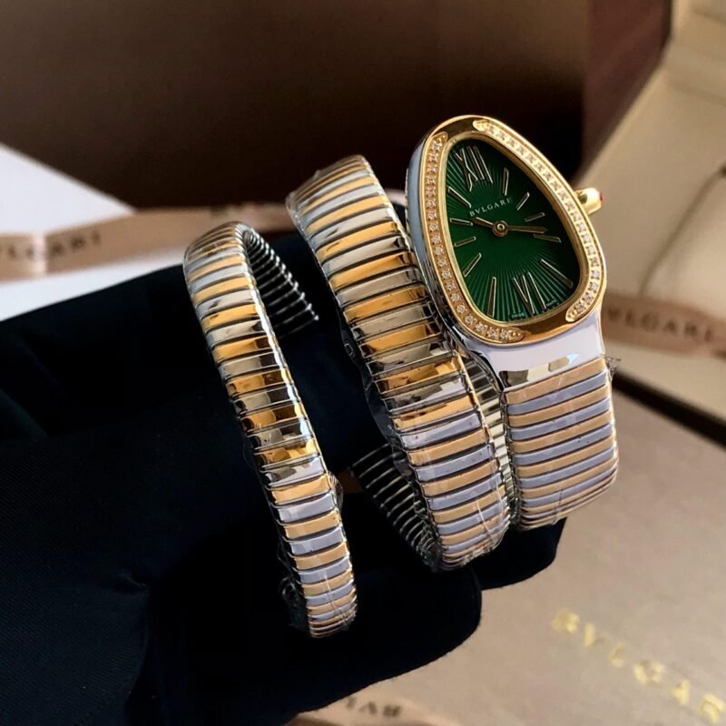 Bvlgari Serpenti Spiga Green Dial 35mm