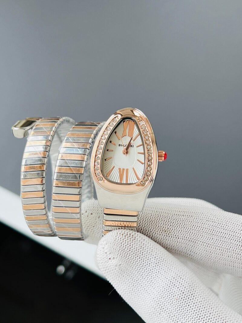 Bvlgari Serpenti Tubogas 103002 Silver Rose Gold