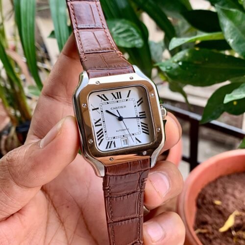 Cartier Dumont Automatic Rosegold Brown
