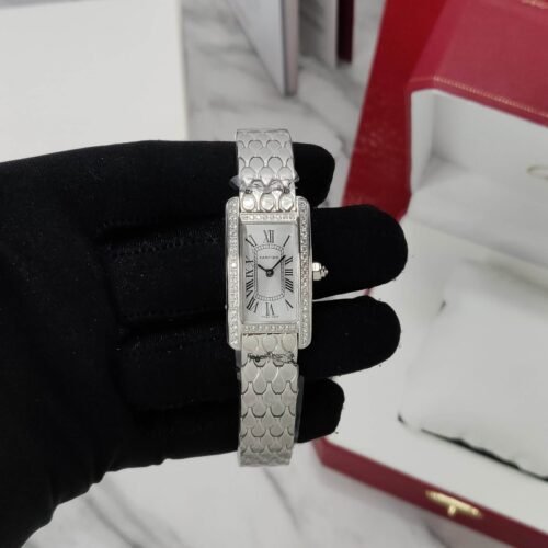 Cartier Tank Américaine WB710009 Silver White Dial