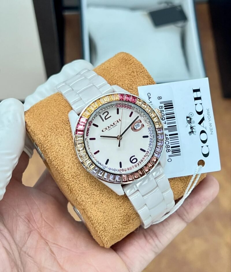 Coach Greyson Diamond White Dial 14504020