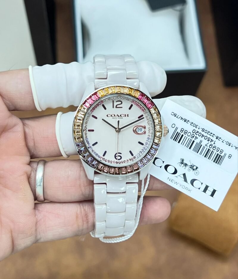 Coach Greyson Diamond White Dial 14504020
