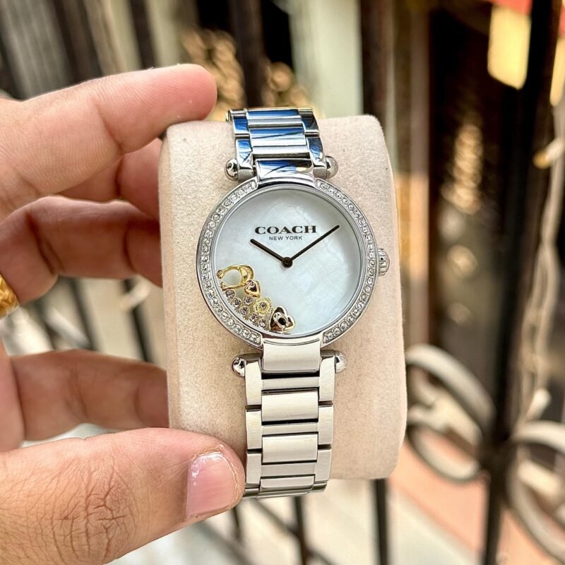 Coach Mother Of Pearl Dial With Crystal Bezel