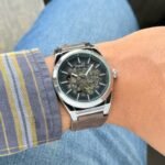 Fossil Everett Grey Skeleton Watch