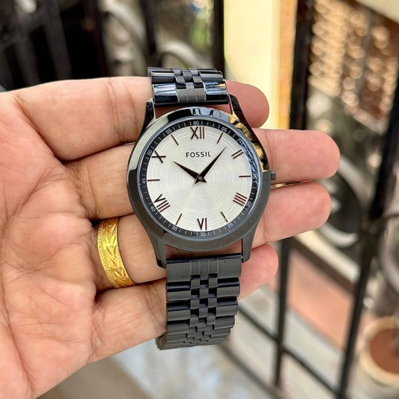 Fossil Evolutionary Black Dial Watch Fossil Evolutionary Black Dial Watch