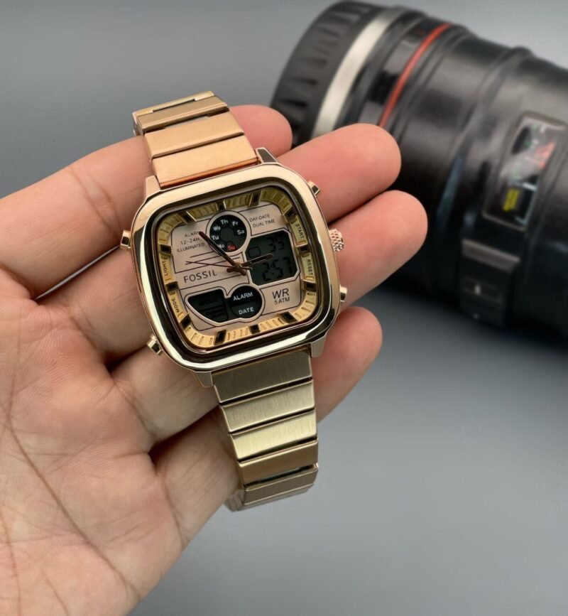 Fossil FS Retro Analog Digital Rosegold