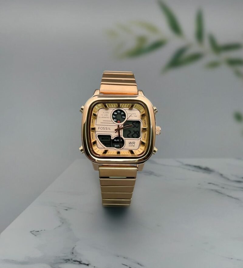 Fossil FS Retro Analog Digital Rosegold