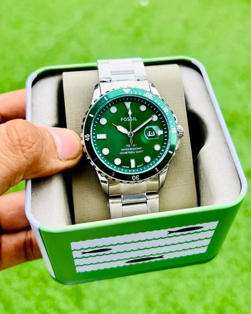 Fossil FS5670 FB-01 Green Dial Watch