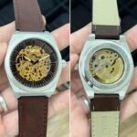 Fossil FSA Mechanical Silver Black