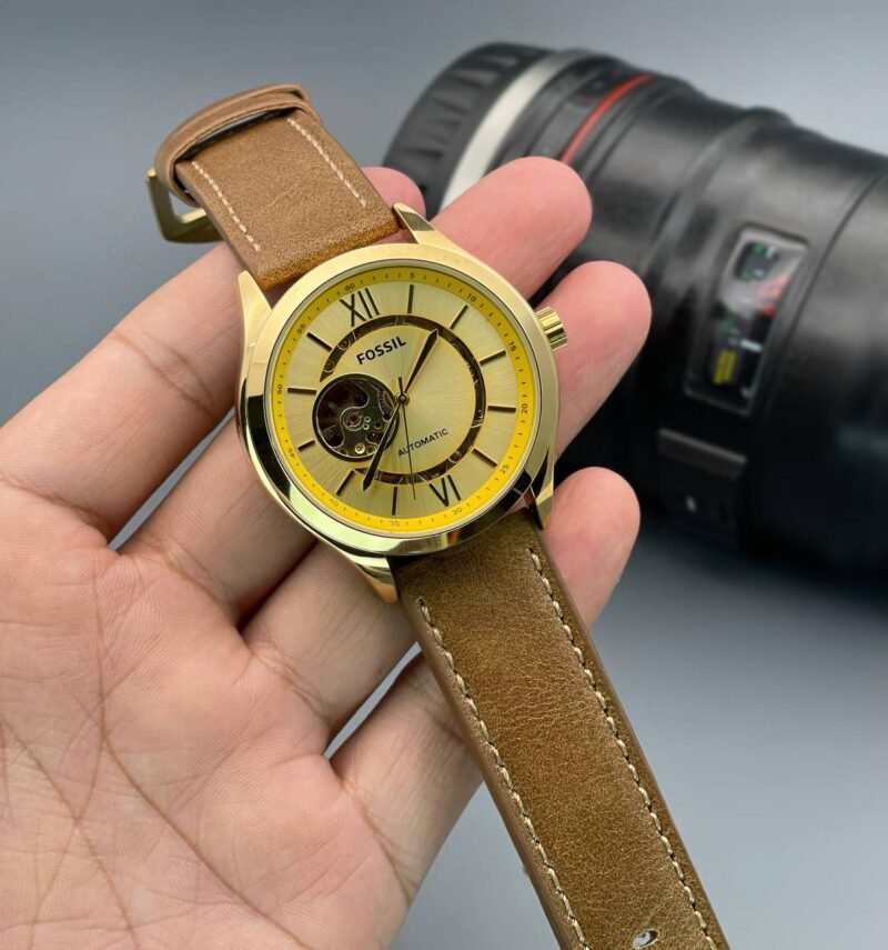 Fossil FSA Open Heart Golden Dial