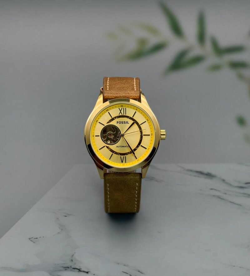 Fossil FSA Open Heart Golden Dial