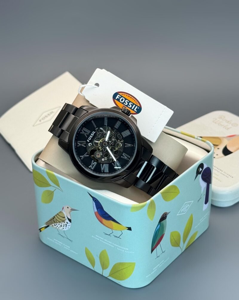 Fossil FSA Skeleton Full Black Fossil FSA Skeleton Full Black