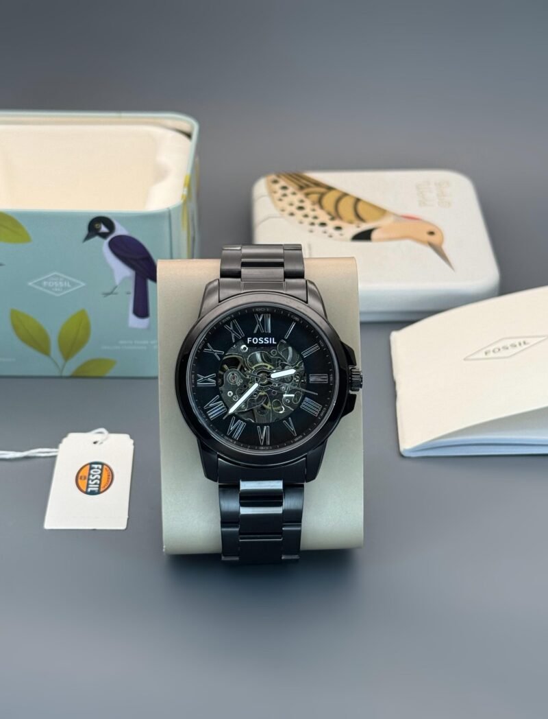 Fossil FSA Skeleton Full Black Fossil FSA Skeleton Full Black