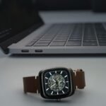 Fossil FSA Square Skeleton Black Dial
