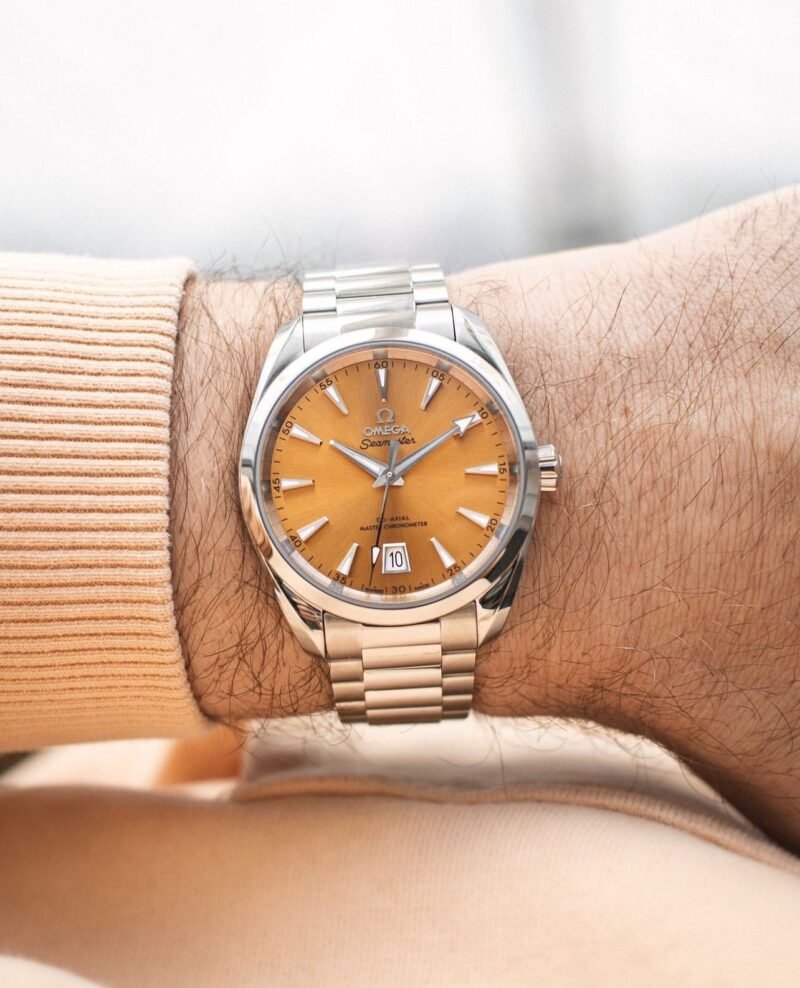 Omega Aqua Terra Orange Automatic Watch Omega Aqua Terra Orange Automatic Watch