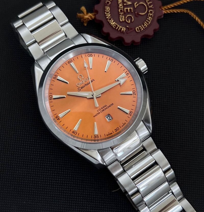 Omega Aqua Terra Orange Automatic Watch Omega Aqua Terra Orange Automatic Watch