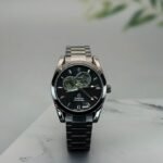 Omega Black Open Heart Black
