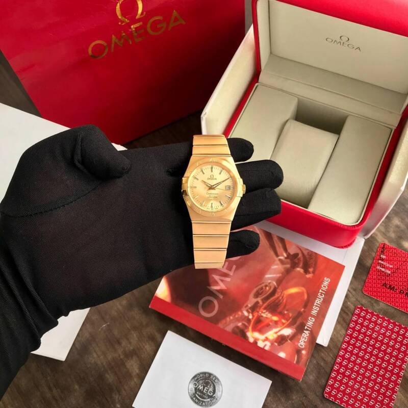Omega Constellation Full Gold