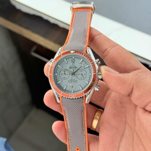 Omega Seamaster Silicon Strap Grey Dial