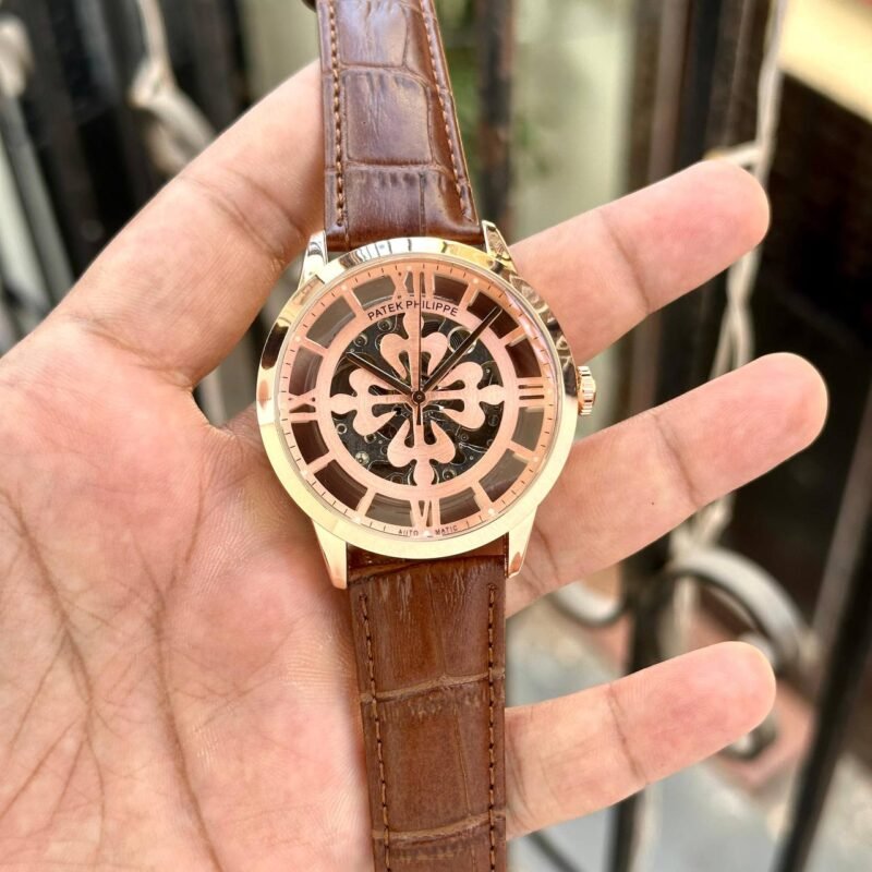 Patek Philippe Formal RoseGold Skeleton Watch
