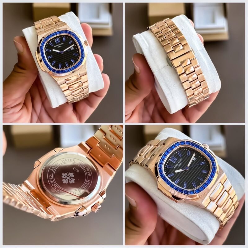 Patek Philippe Nautilus Blue Diamond Bezel