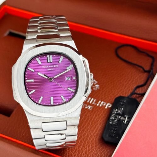 Patek Philippe Nautilus Pink Dial Watch