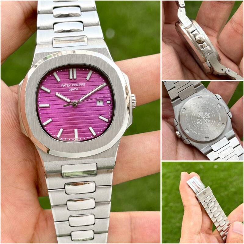 Patek Philippe Nautilus Pink Dial Watch Patek Philippe Nautilus Pink Dial Watch