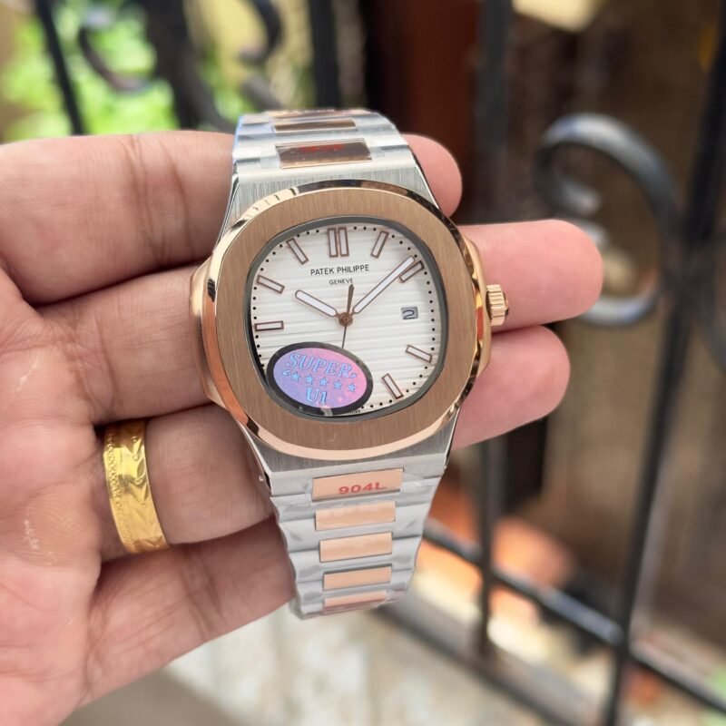 Patek Philippe Nautilus Rose Gold White Dial Patek Philippe Nautilus Rose Gold White Dial