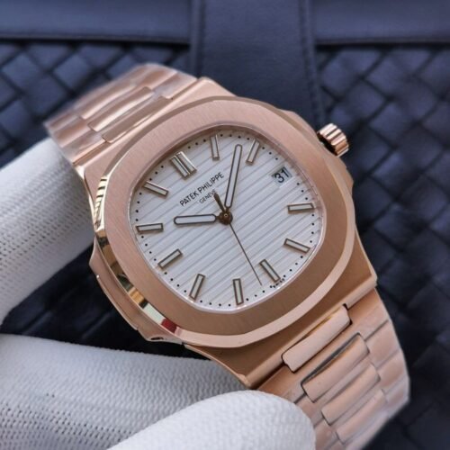 Patek Philippe Nautilus White Dial Watch