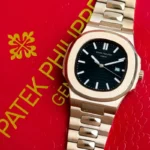 Patek Philippe Rose Gold Black Dial Watch