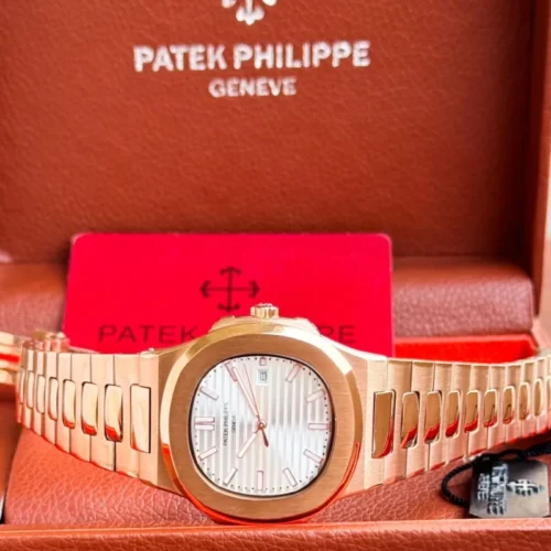 Patek Philippe Rose Gold White Dial