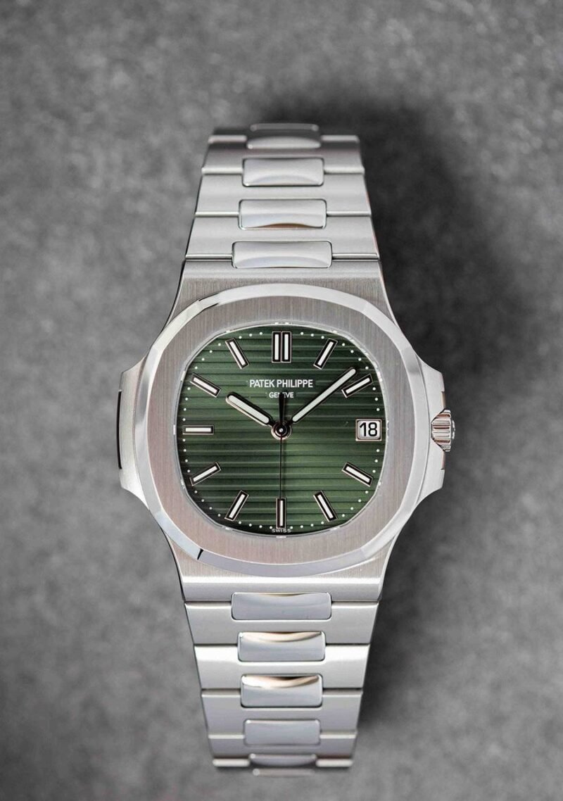 Patek Philippe Silver Green Watch Patek Philippe Silver Green Watch