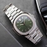 Patek Philippe Silver Green Watch