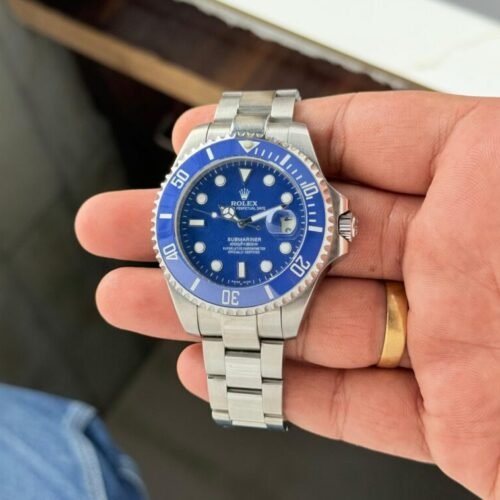 Rolex Submariner Silver Blue Dial