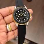 Rolex Yacht-Master Oysterflex Gold Bezel Quartz