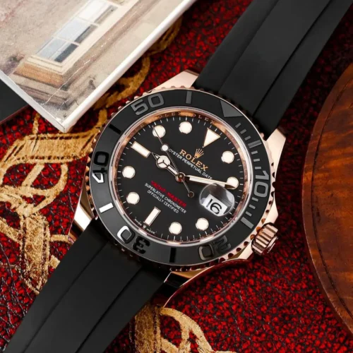 Rolex Yacht-Master Oysterflex Rosegold