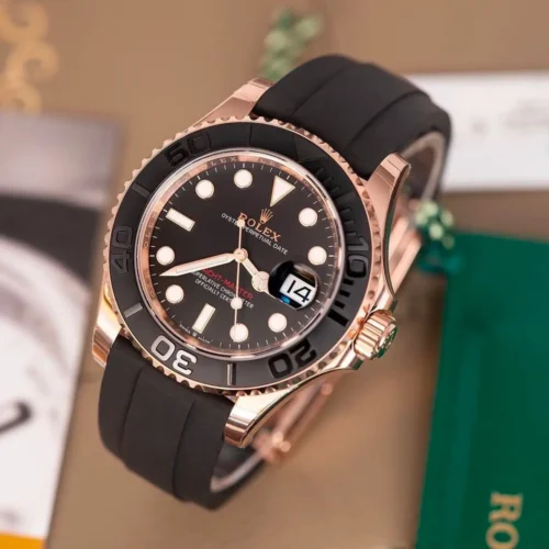 Rolex Yacht-Master Oysterflex Rosegold