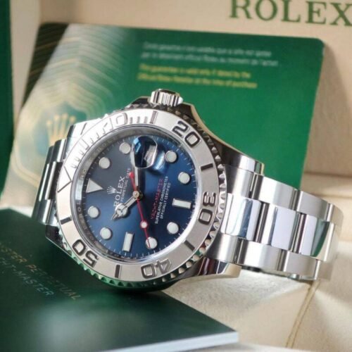 Rolex Yacht Master Silver Blue Dial YZ