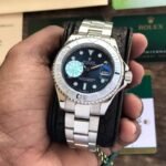 Rolex Yacht Master Silver Blue Dial YZ