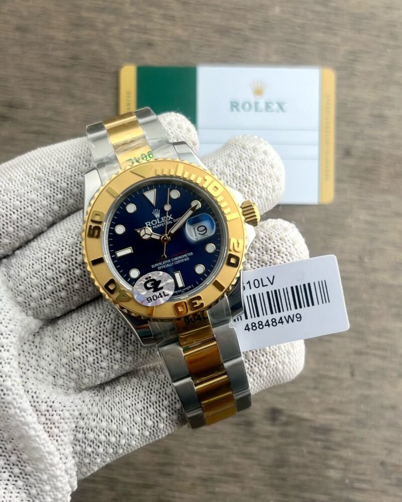 Rolex Yacht Master Two Tone Blue Dial OZ Rolex Yacht Master Two Tone Blue Dial OZ