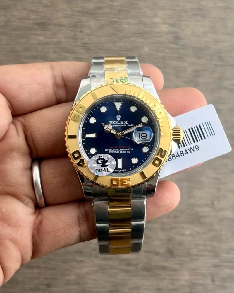 Rolex Yacht Master Two Tone Blue Dial OZ