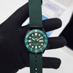 Seiko 5 Sports Nato Strap Green Dial