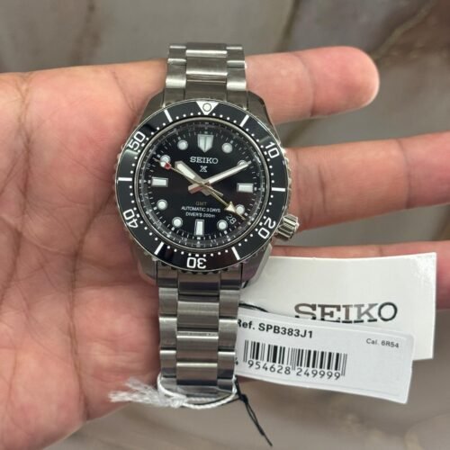 Seiko Prospex Marine Black GMT Watch