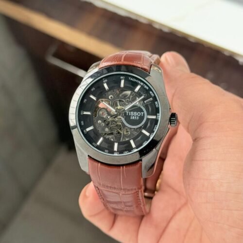 Tissot Automatic Open Heart Leather Strap